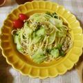 violets's cooksnap of when they made キャベツのアンチョビ塩麹スパゲティー.
