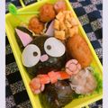 にこにこレインボー's cooksnap of when they made キャラ弁♡魔女の宅急便ジジ.