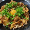 __MUGI's cooksnap of when they made 人気検索No.1簡単がっつき♡豚キムチ丼.