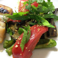 mantacarp's cooksnap of when they made ナス☆ピーマン☆厚揚げのトマト炒め.