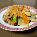 なるこォ's cooksnap of when they made 鶏肉とたけのこのオイスター煮.