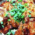 nonopeko's cooksnap of when they made 簡単に、ガッツリごはん【味噌豚ばら丼】.