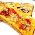 ふうはっちゃん's cooksnap of when they made ＊ジャムとすりごまの香ばしトースト＊.
