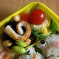 モシモシmama's cooksnap of when they made キャラ弁に☆カンタンかたつむり♪.