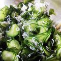 ☆★ケイト★☆'s cooksnap of when they made わかめときゅうりの酢の物★しらす入り★.