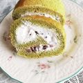 matiyo's cooksnap of when they made しっとりフワフワ抹茶ロールケーキ.