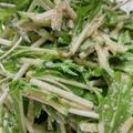 えくぼ母さん's cooksnap of when they made ◆水菜ときゅうりのサラダ◆簡単！.