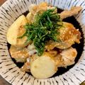 ばたみそーぱん☆'s cooksnap of when they made 豚と長芋のソテー梅ガーリックソース.