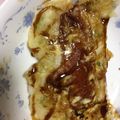 swisskiss's cooksnap of when they made 肉なし！卵なし！お餅でとろーりお好み焼き.