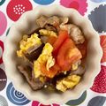 北のデビル。's cooksnap of when they made 豚肉ときくらげのトマト卵炒め.