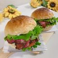 おばさん63's cooksnap of when they made ホームベーカリーで美味しいバーガーバンズ.