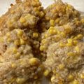 ゆずりんごもち's cooksnap of when they made つぶ食感を楽しむもちもち麦コーン天ぷら.