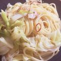 マコマコスケ's cooksnap of when they made バター香るツナとキャベツのペペロンチーノ.