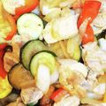 ちょころね☆'s cooksnap of when they made 鶏もも肉とズッキーニのさっぱり炒め.