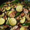だぁしま's cooksnap of when they made ズッキーニと舞茸のベーコン炒め.