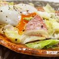 E吉☆'s cooksnap of when they made キャベツとハムのシーザーサラダ風.