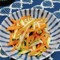 ドラエミ's cooksnap of when they made ズッキーニとにんじんのラペ.