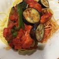 クック4ISD0M☆'s cooksnap of when they made なすとツナのトマトソースパスタ.