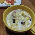☆ばた〜すこっち☆'s cooksnap of when they made ミックスビーンズ＆マカロニのチーズスープ.