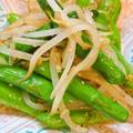 mmmugi's cooksnap of when they made アスパラともやしのゴマ油炒め.
