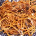 megs156's cooksnap of when they made 茄子と鶏ひき肉のボロネーゼ風パスタ.