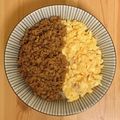 おすしが好き's cooksnap of when they made ランチやお弁当にレンジで１人分♪そぼろ丼.