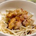 ♡てるてる♡'s cooksnap of when they made 鶏もも肉&もやし～ステーキソースがけ～.