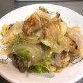 クリちゃん0309's cooksnap of when they made 春キャベツと鶏肉の白だし炒め.