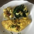 Yokchina's cooksnap of when they made セルビア風☆じゃがいもと青菜のサラダ.