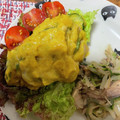 こうきとだいきママ's cooksnap of when they made かぼちゃとハムのさっぱりヨーグルトサラダ.