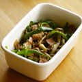 ガメコ's cooksnap of when they made ベーコンとピーマンとしめじの鶏ガラ炒め！.