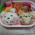 non★'s cooksnap of when they made すみっこぐらし❀しろくま&ねこ❀キャラ弁.