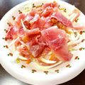 みきてぃ57's cooksnap of when they made 玉ねぎと生ハムサラダ 玉ねぎドレッシング.
