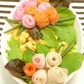 タロヤン's cooksnap of when they made ＊かまぼこでお花＊　～ピーラー活用.