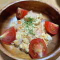 クックYBQ547☆'s cooksnap of when they made むきえびとゆで卵のサラダ☆.