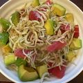 さおりん's cooksnap of when they made アボカド大好きマグロ丼♪.