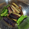 こむぎこはるばる's cooksnap of when they made 焼いて浸すだけ！やみつきナスの南蛮漬け.