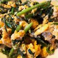 じゅん1221's cooksnap of when they made 【ニラ大量消費】にら玉みそなたね.