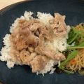 sio2ois's cooksnap of when they made 10分で簡単！豚こま肉のレモンねぎ塩豚丼.