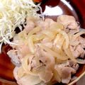 monsterママ's cooksnap of when they made 簡単＊豚バラしゃぶ肉と玉ねぎのポン酢炒め.