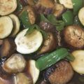 janqoo's cooksnap of when they made 麺つゆで★茄子とズッキーニの煮浸し.