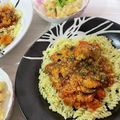 ポラリス管理栄養士's cooksnap of when they made 簡単絶品！鶏となすのトマトソースパスタ.