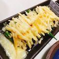 パン姐さん's cooksnap of when they made オクラと新生姜のおかかチーズ焼き.