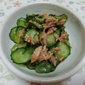 レオミウ's cooksnap of when they made 簡単♪胡瓜とツナの酢の物（おつまみ風）.