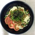 クックEC1TU0☆'s cooksnap of when they made 豆腐とひき肉の肉味噌冷やしうどん.