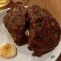 3匹のかえる's cooksnap of when they made 魚嫌いが作る イワシのつみれ揚げ.