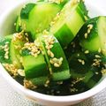 はっさく大福839's cooksnap of when they made きゅうりの胡麻ごま❤ひと手間かけて.