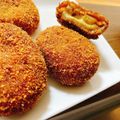 くまじろうの日記's cooksnap of when they made 技あり！チーズinリメイクカレーコロッケ.