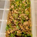 六星蒼翔's cooksnap of when they made ピーマンと鶏ひき肉のそぼろ炒め.