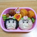 ミミーママ's cooksnap of when they made はなかっぱ＆ももかっぱ＊キャラ弁・遠足.